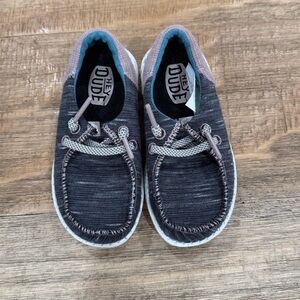 Hey Dude Kids slip on sneakers - Dark Gray and Light Gray kids 8